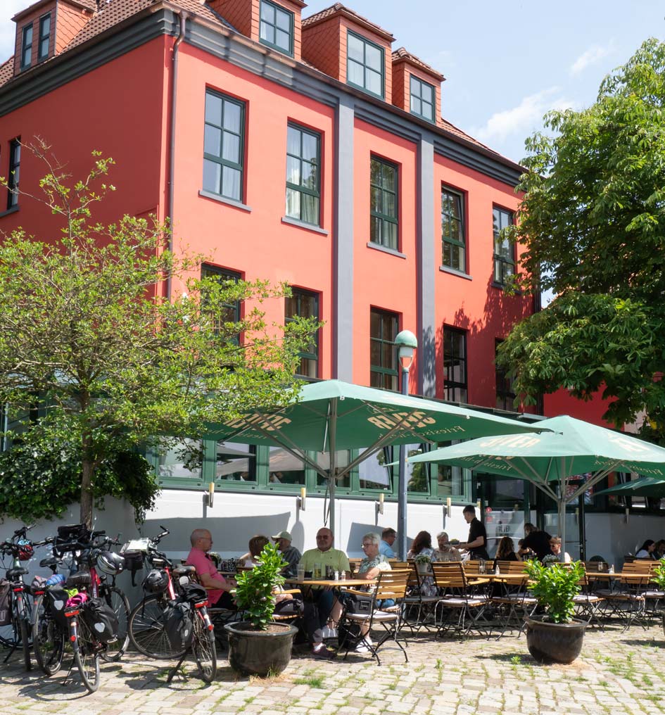 Biergarten an der Weser