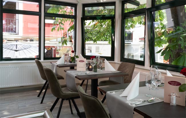 Restaurant und Wintergarten modernisiert